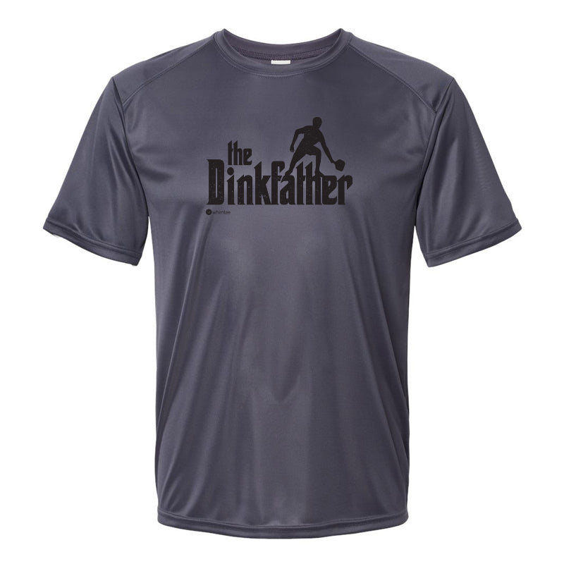 DinkFather UPF50+ Charcoal Tee