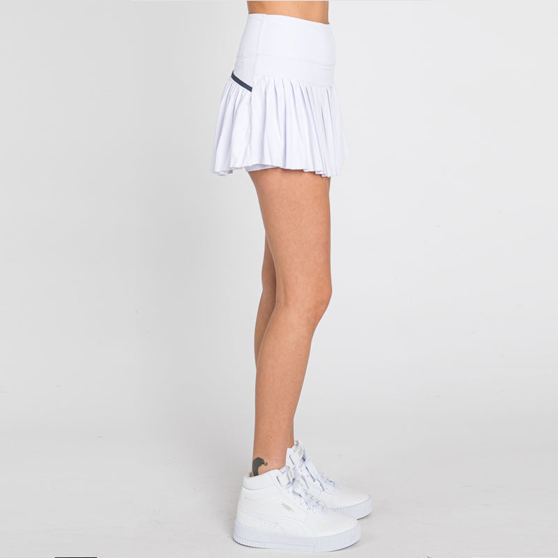 White Pickleball Skirt with Shorts